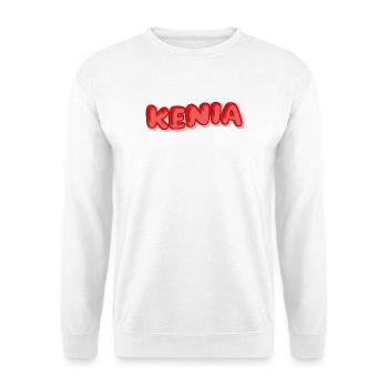 Kenia - Unisex Pullover - Weiß - Vorne