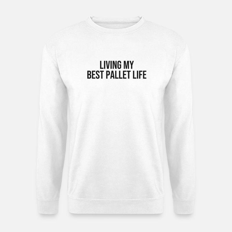 warehouse humor - Unisex Pullover - Weiß