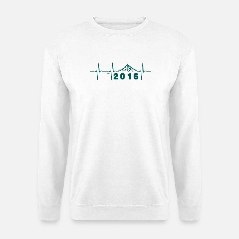 Sunset Retro 10-jähriges Jubiläum 2016 - Unisex Pullover - Weiß