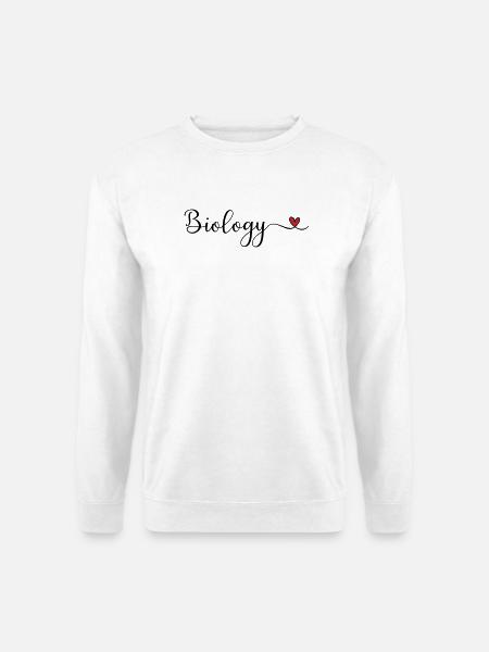 Biology - Unisex Sweatshirt - white