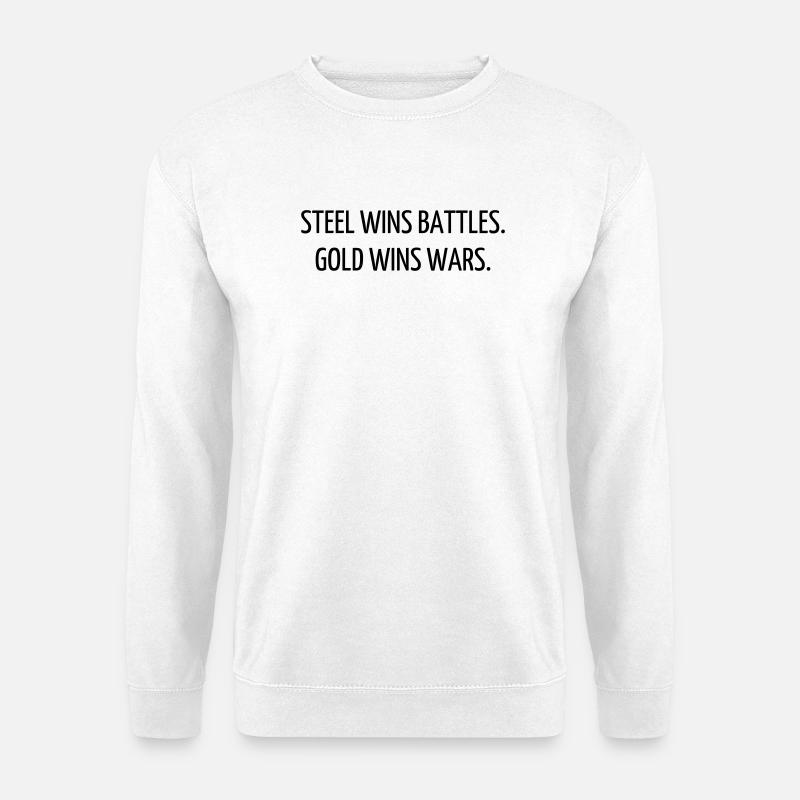 Zitat / Geek / Gaming / Videospiele / Nerd - Unisex Pullover - Weiß