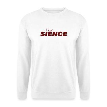 J’AIME LA SCIENCE - Sweat-shirt Unisexe - blanc - Devant