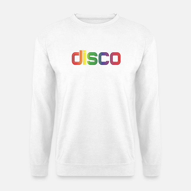 Disco Spectrum Neon Retro - Unisex Pullover - Weiß