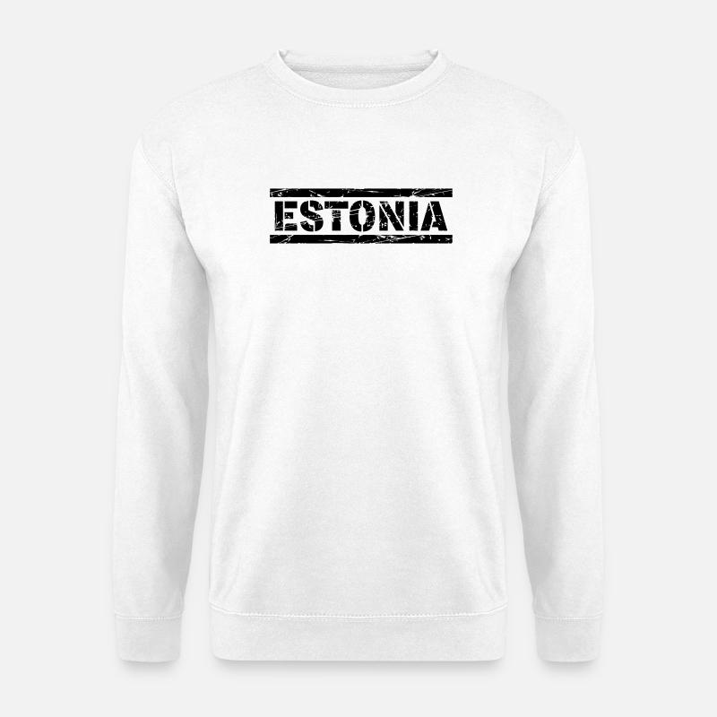 Estonia - Unisex Pullover - Weiß