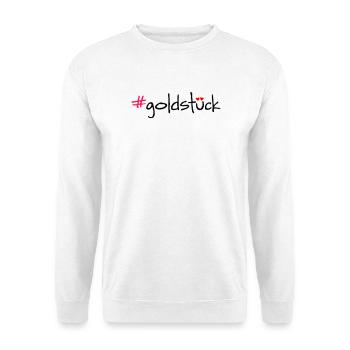 #goldstück - Unisex Sweatshirt - white - Front