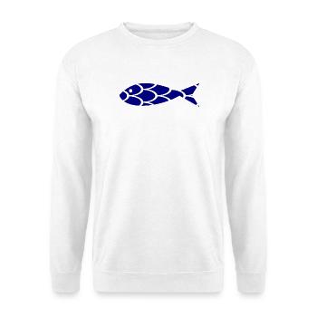 SARDINE. FISCH. APRILSCHERZ. OSTERN. MEER - Unisex Pullover - Weiß - Vorne