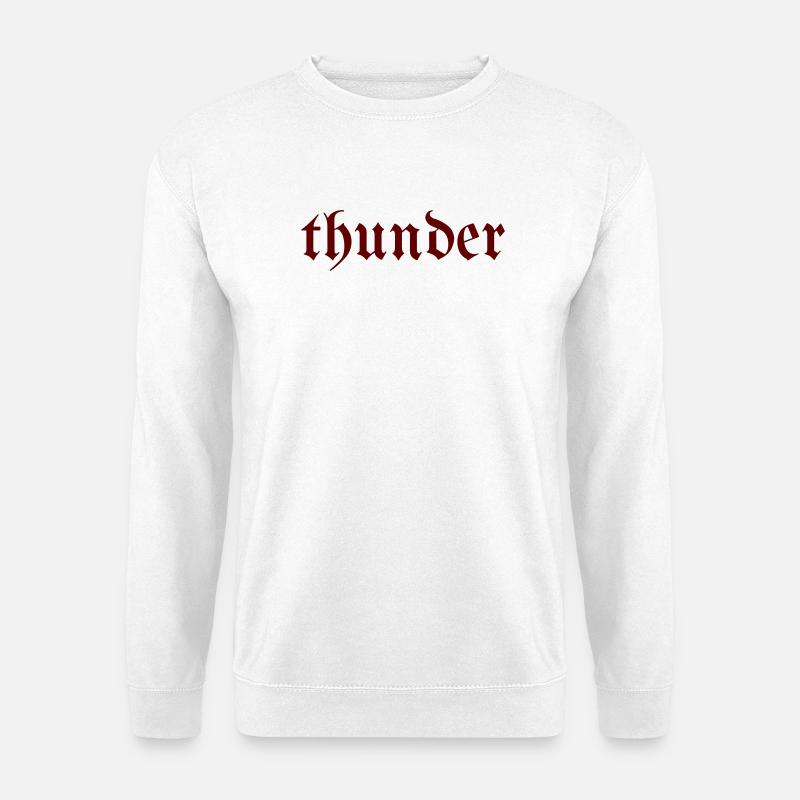 Donner-Gothic - Unisex Pullover - Weiß
