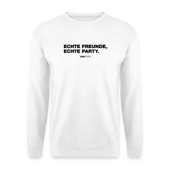 Echte Freunde (JGA - Jungesellenabschied) - Unisex Pullover - Weiß - Vorne