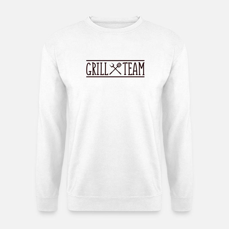 grill_team- - Unisex Pullover - Weiß