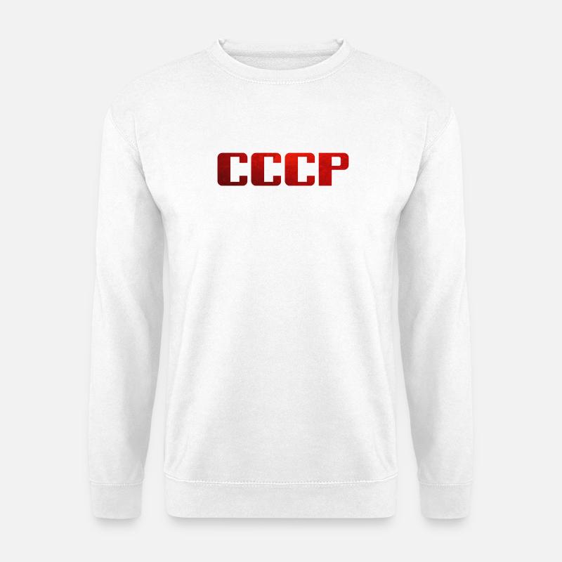 Soviet Union - Sowietunion - CCCP - Unisex Pullover - Weiß