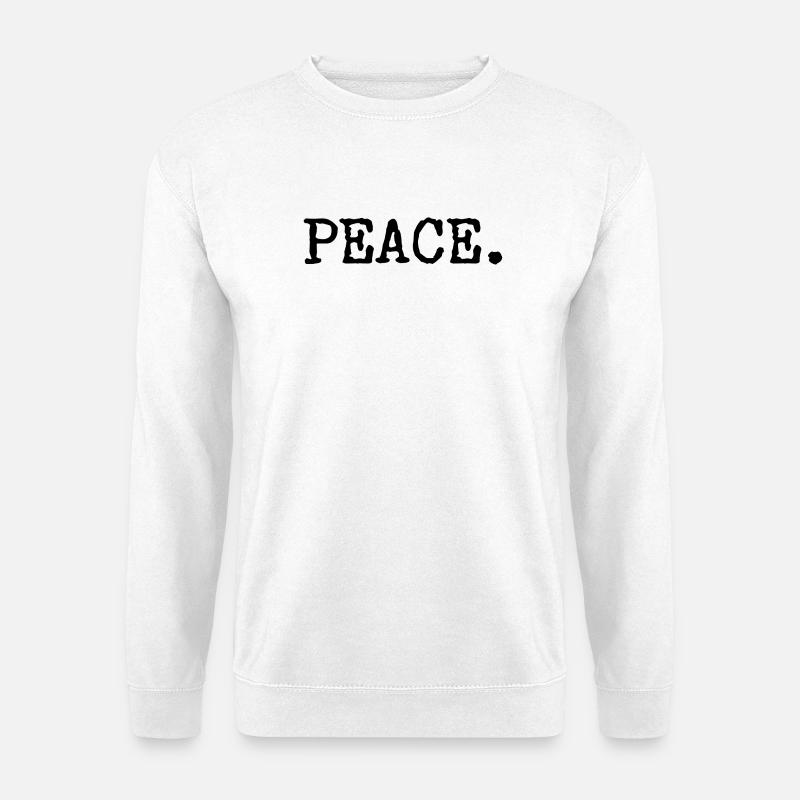 Peace - Frieden - Unisex Pullover - Weiß