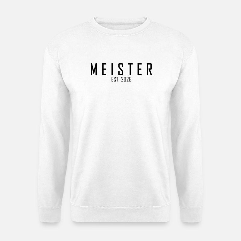 Master est. 2026 - Unisex Sweatshirt - white