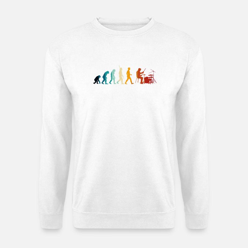 Battery Evolution - Unisex Sweatshirt - white