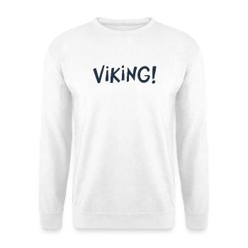 Viking Cree Rough Typo - Unisex Sweatshirt - white - Front