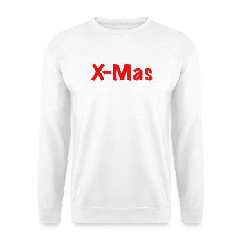 X-Mas - Unisex Pullover - Weiß - Vorne - Alina (178cm) & Michal (187cm)