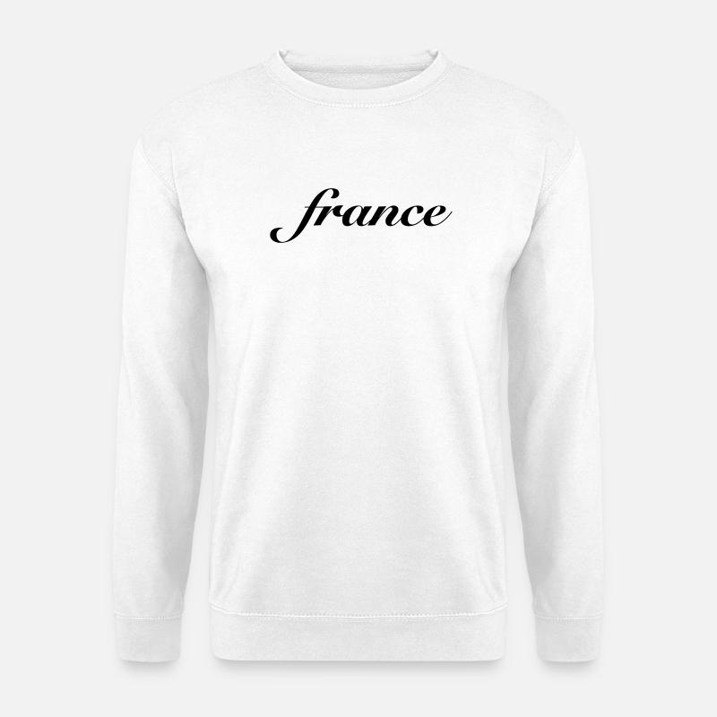 France  - Unisex Pullover - Weiß