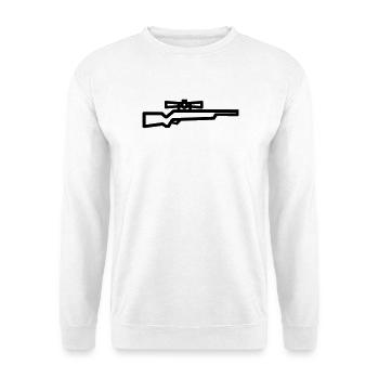 sniper - Unisex Sweatshirt - white - Front