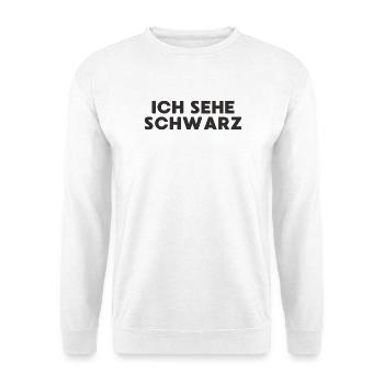 I See Black Black Edition - Sweat-shirt Unisexe - blanc - Devant