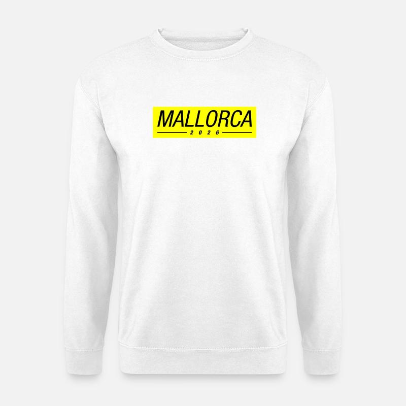 Mallorca 2026 Malle Urlaub - Unisex Pullover - Weiß