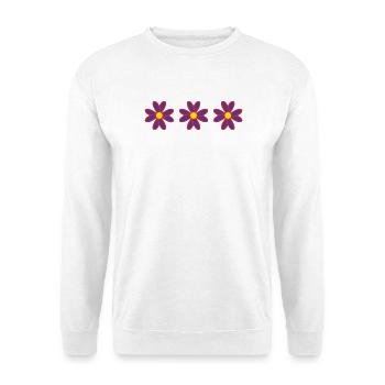 MAMMA. FLOWER. NATURE. ECOLOGY. ANNIVERSARY. PARTY - Unisex Sweatshirt - white - Front