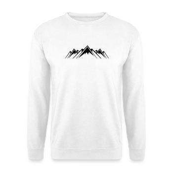 Mountains Mountain Mountains - Unisex Sweatshirt - white - Front