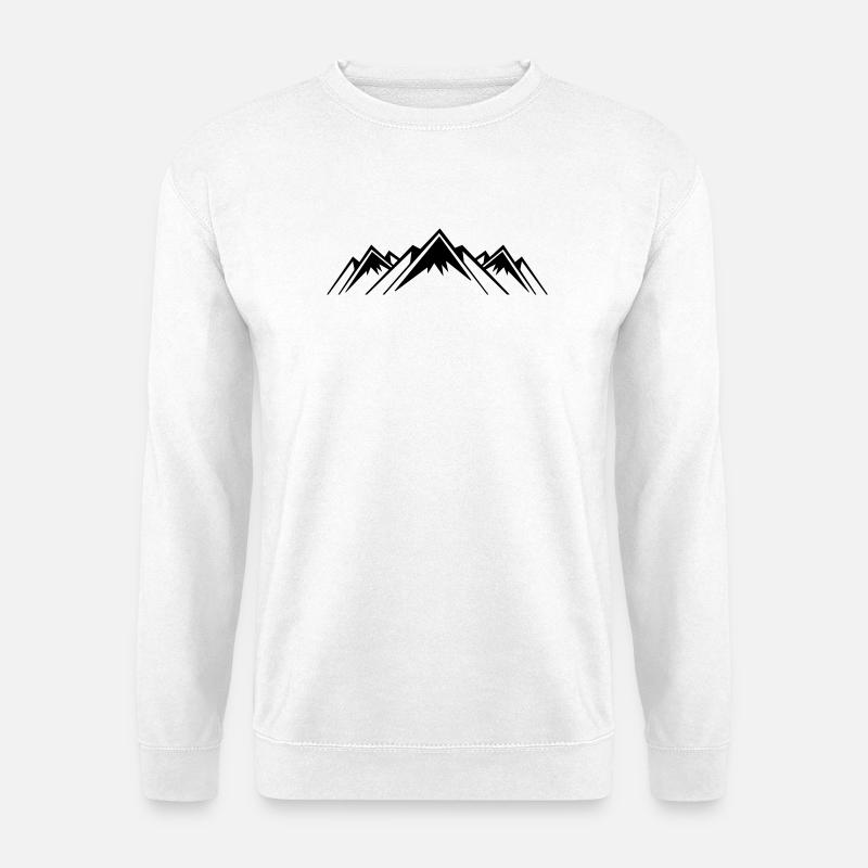 Mountains Mountain Mountains - Unisex Sweatshirt - white