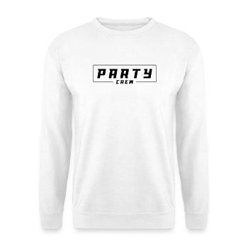 Équipe de fête - Sweat-shirt Unisexe - blanc - Devant