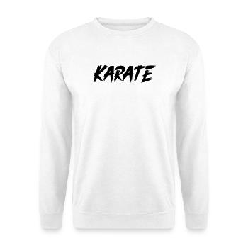 karate - Unisex Pullover - Weiß - Vorne