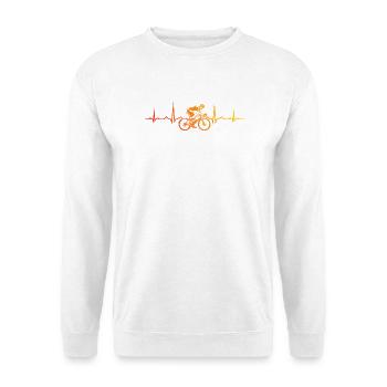 Gift idea for a road bike with road bike - Unisex Sweatshirt - white - Front