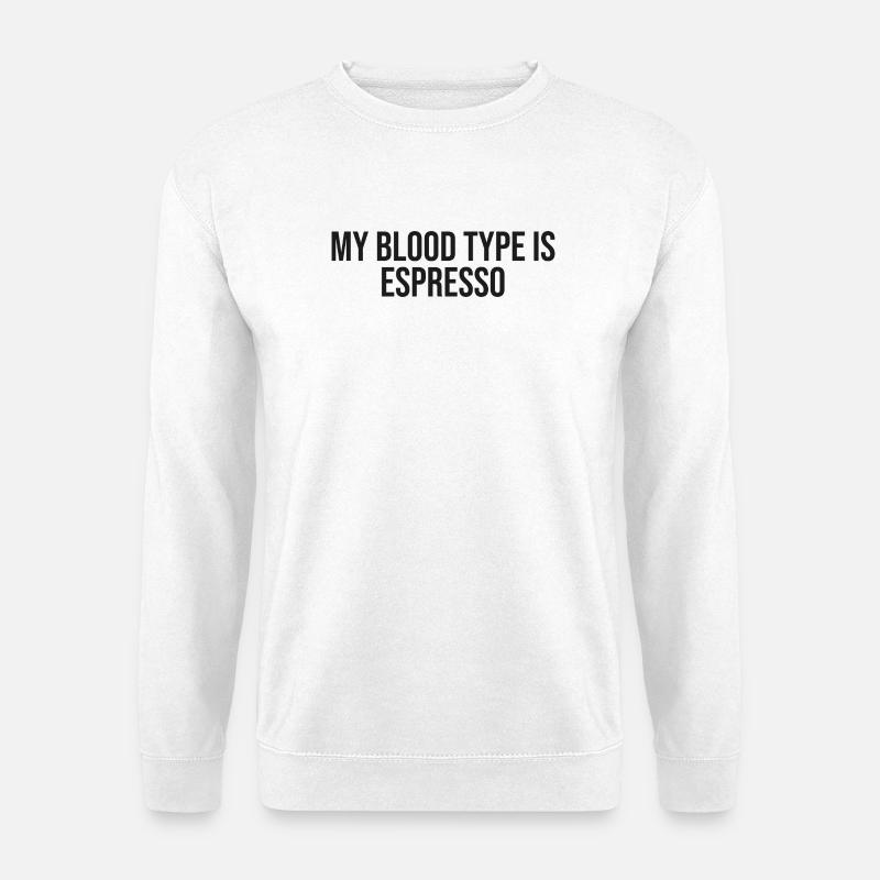 coffee roaster shirt - Unisex Pullover - Weiß