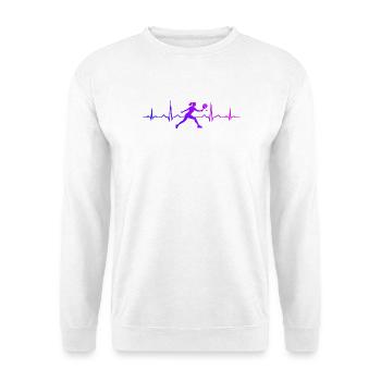 Geschenkidee für Padel Club Fans mit Padel Zubehör - Unisex Pullover - Weiß - Vorne