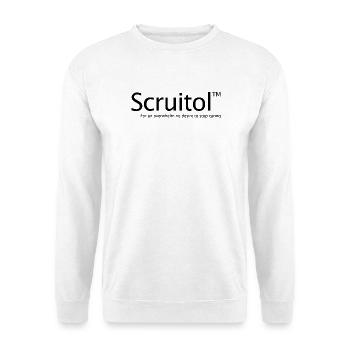 I don't care, drugs, Scuitol, sarcastic, shit - Unisex Sweatshirt - white - Front