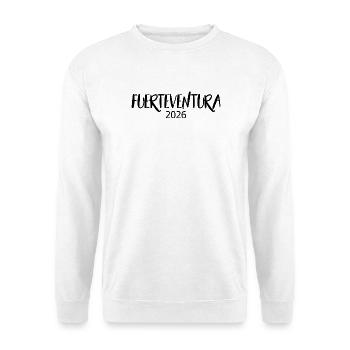 Fuerteventura_2026 - Unisex Pullover - Weiß - Vorne - Alina (178cm) & Michal (187cm)