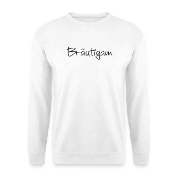 Bräutigam Junggesellenabschied Hochzeit - Unisex Pullover - Weiß - Vorne