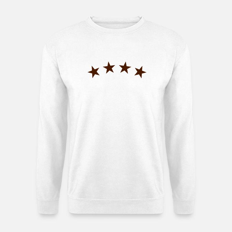 sterne - Unisex Pullover - Weiß
