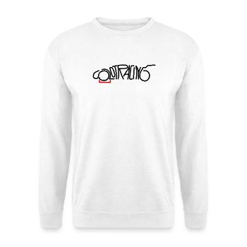 Slot Racing Slot Car noir / rouge - Sweat-shirt Unisexe - blanc - Devant