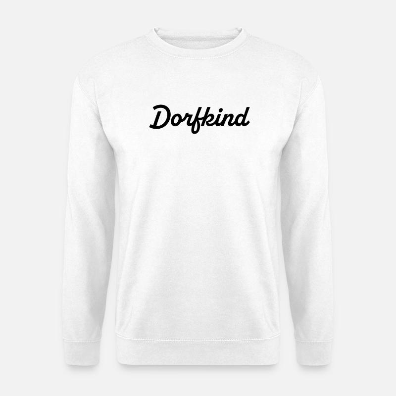 Dorfkind Statement - Unisex Sweatshirt - white