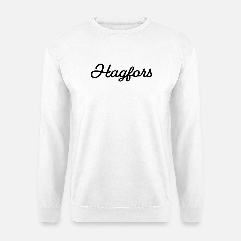 Hagfors schwarz - Unisex Pullover - Weiß