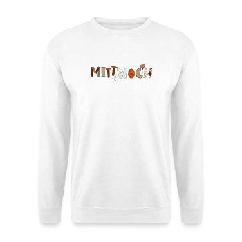 Mercredi en semaine - Sweat-shirt Unisexe - blanc - Devant