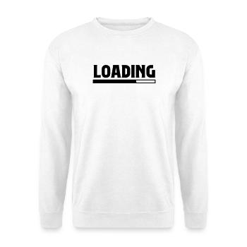 Loading - Unisex Sweatshirt - white - Front