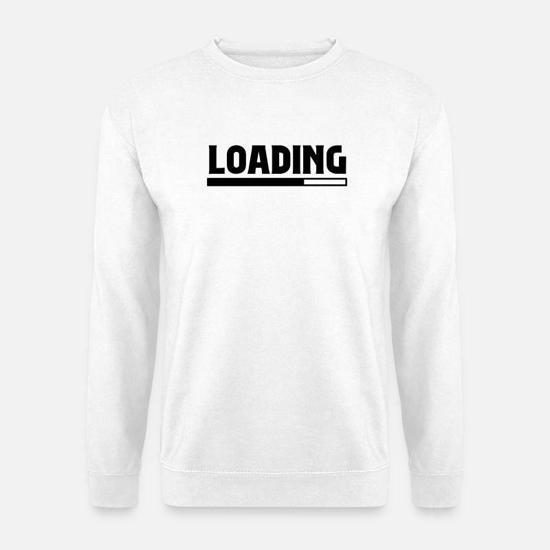 Loading - Unisex Sweatshirt - white