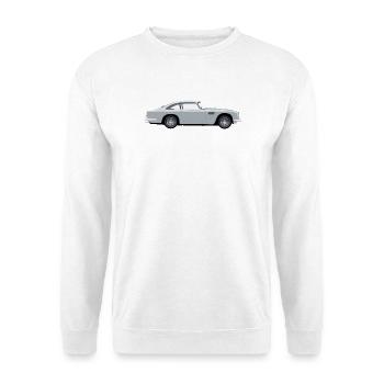 Vintage hellblaues Coupé - Unisex Pullover - Weiß - Vorne