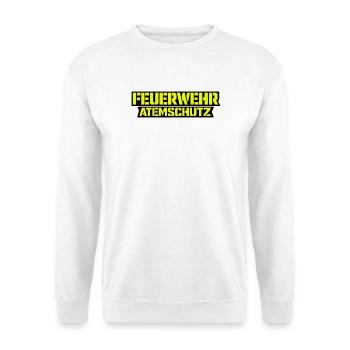 Feuerwehr Atemschutz Signatur - Unisex Pullover - Weiß - Vorne