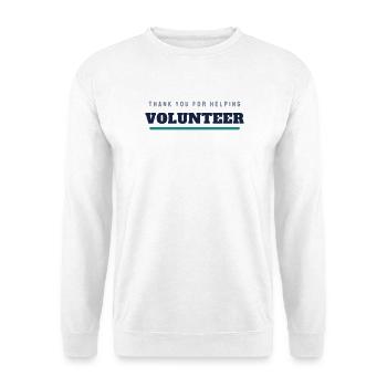 Bénévole - Conception de textes universitaires pour groupes - Sweat-shirt Unisexe - blanc - Devant