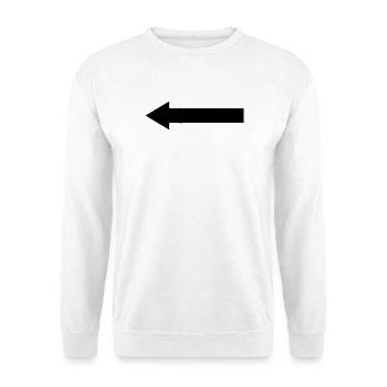 Pfeile - Unisex Pullover - Weiß - Vorne - Alina (178cm) & Michal (187cm)