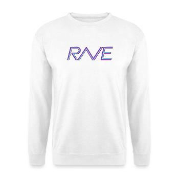 Rave-Ligatur - Unisex Pullover - Weiß - Vorne - Alina (178cm) & Michal (187cm)
