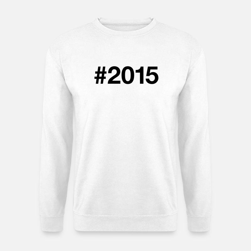 11e anniversaire du Millésime 2015 - Sweat-shirt Unisexe - blanc
