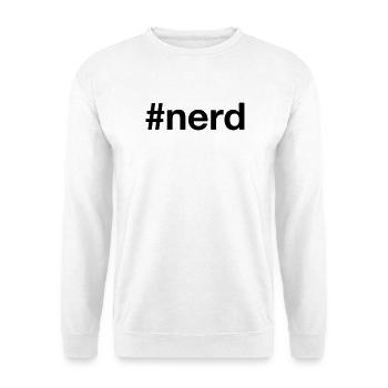 Nerd Hashtag Gamer - Unisex Sweatshirt - white - Front