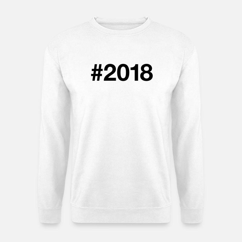 8e anniversaire du millésime 2018 - Sweat-shirt Unisexe - blanc