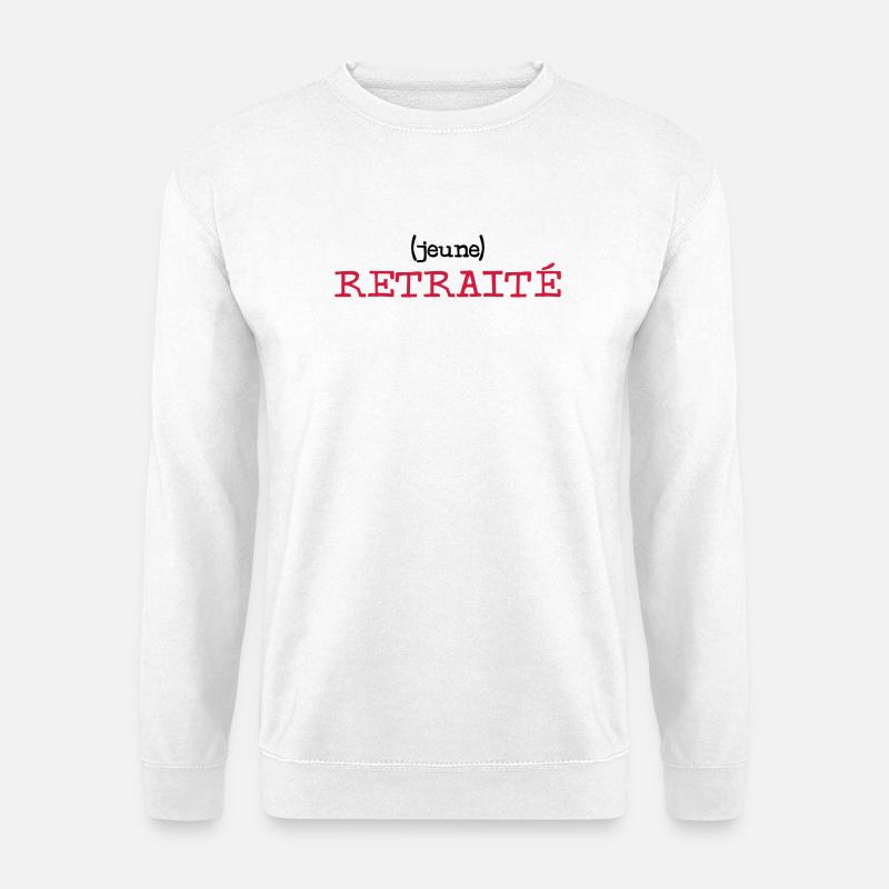 (Young) Retired - Unisex Pullover - Weiß